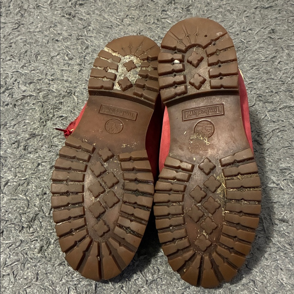 Red Timberland Premium 6 Inch View 3